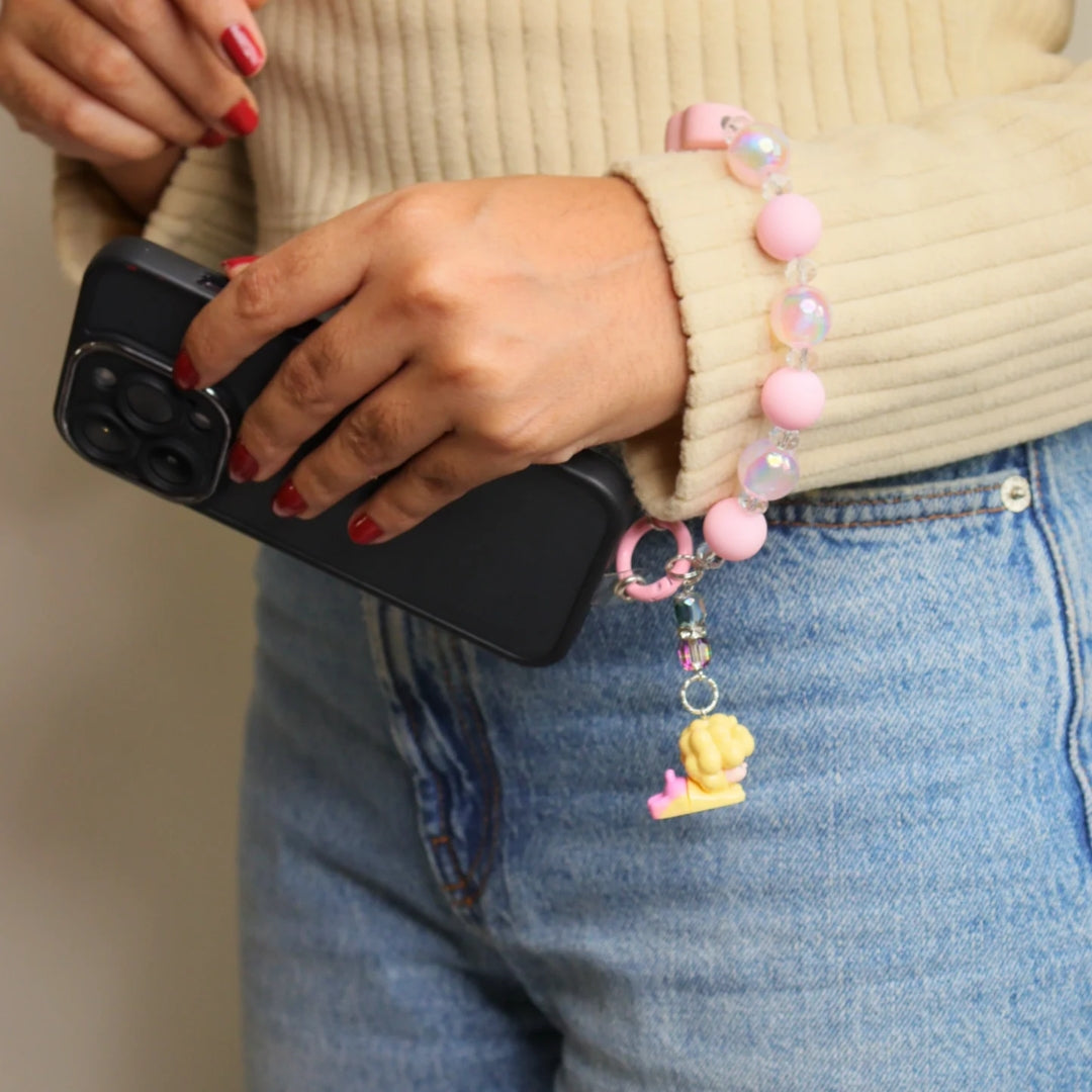 Party Favour Pink mobile charm