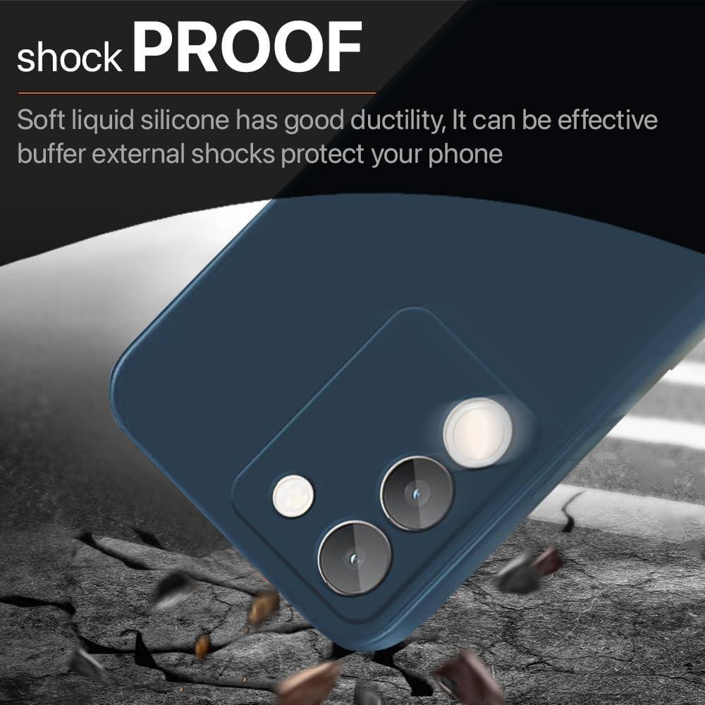 Ultra Soft Rubberised Back Cover for Vivo Y200 5G