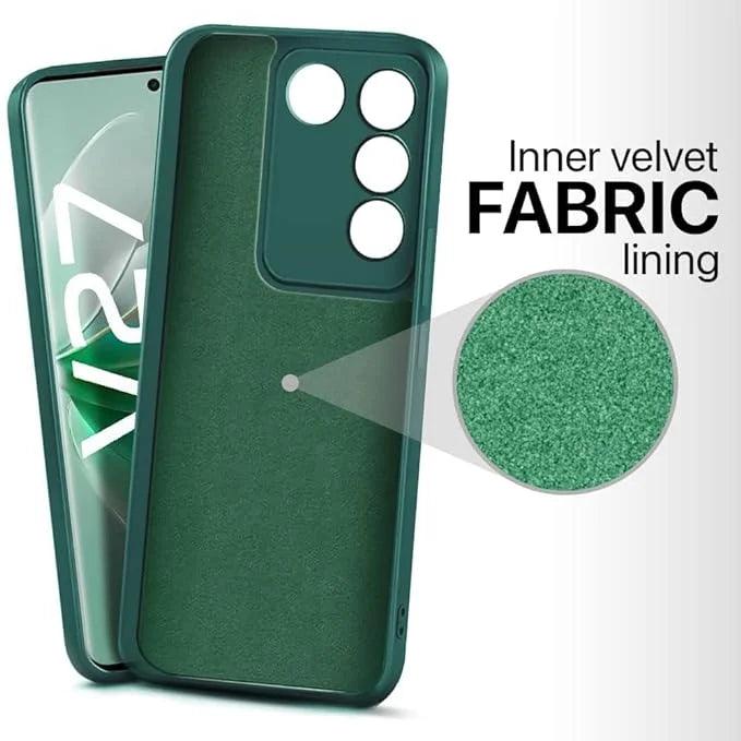 Ultra Soft Rubberised Back Cover for Vivo V27 Pro 5G