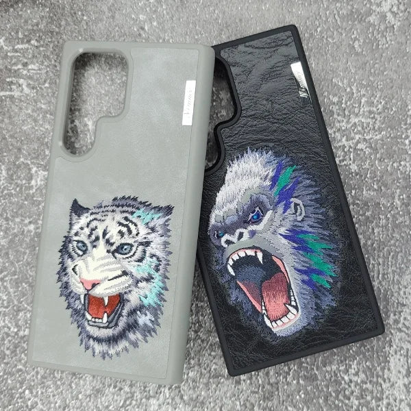 Original Nimmy 3D Samsung S24 Ultra Back Cover & Case - Wolf, Gorilla, Tiger, Panda, And Bear Variants