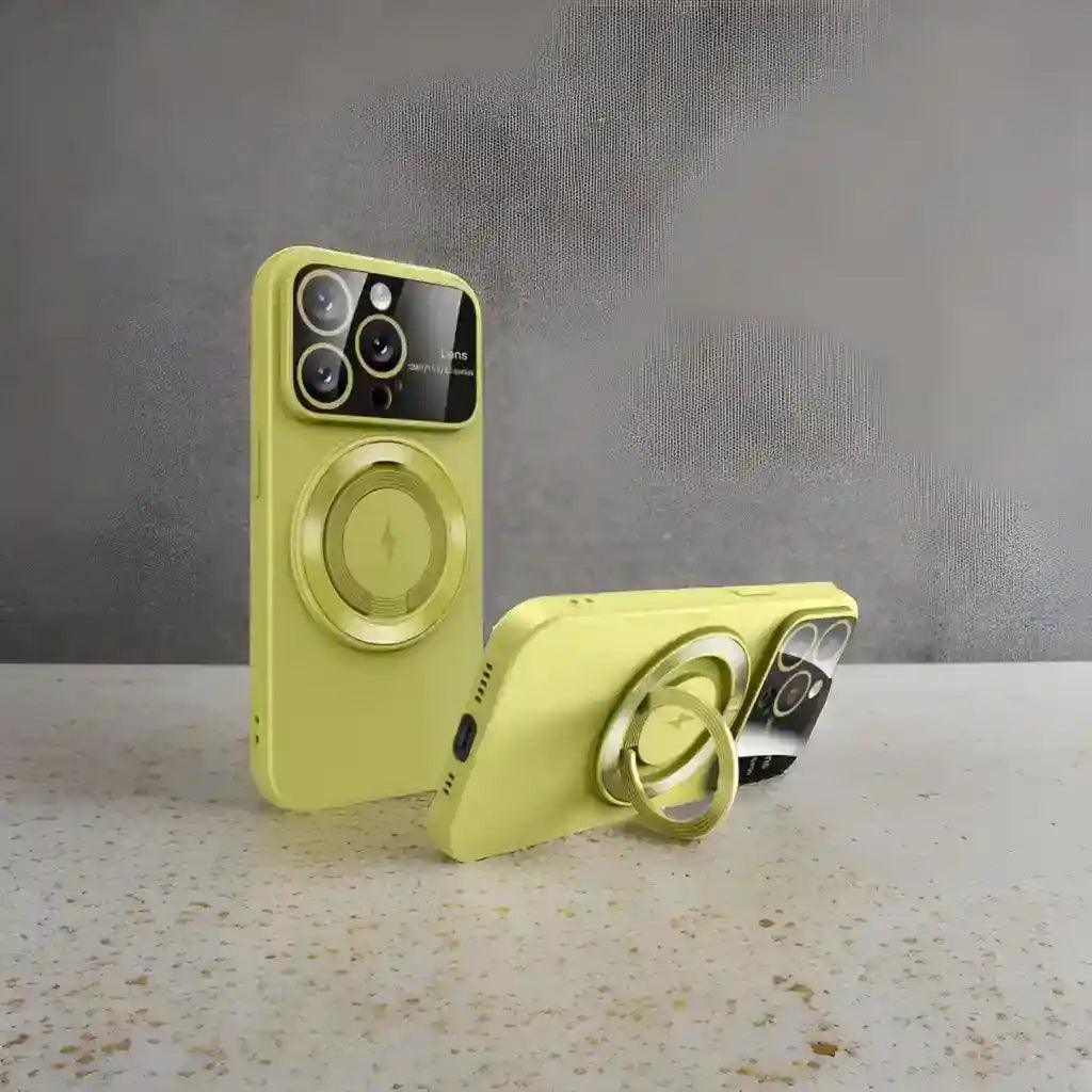 Silicone | Magnetic Holder Cover | iPhone Case
