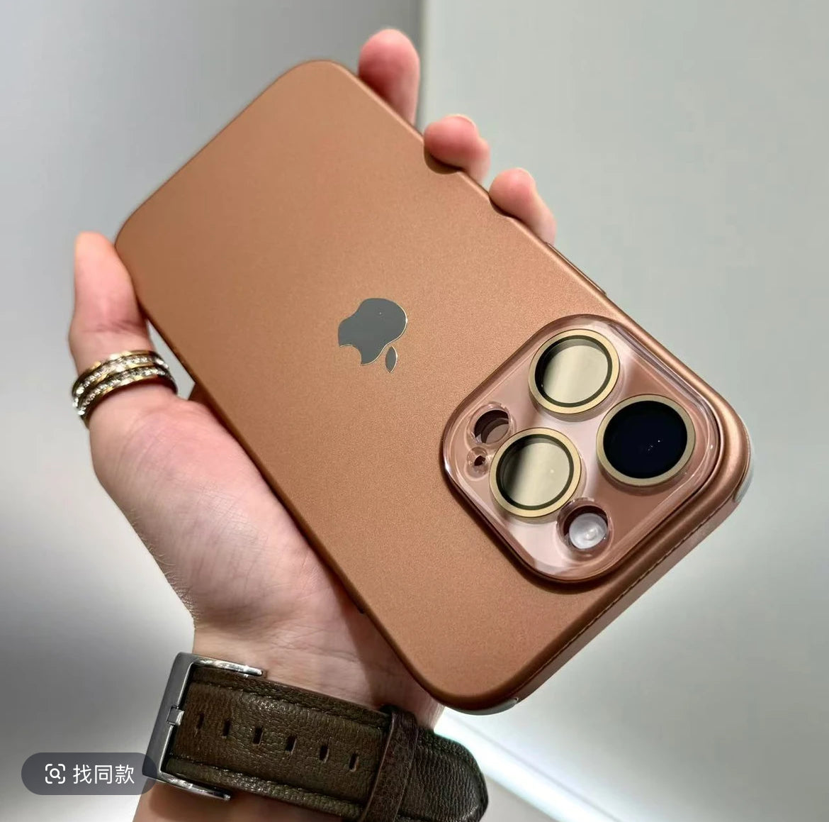 Titanium Glass Case For iPhone