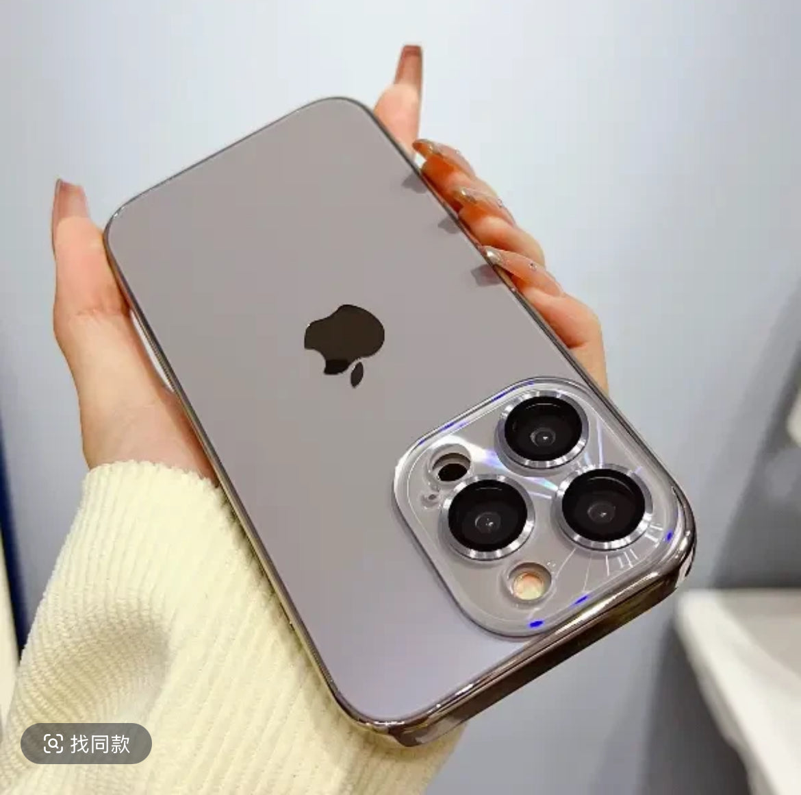 Desert Titanium Glass Case For iPhone