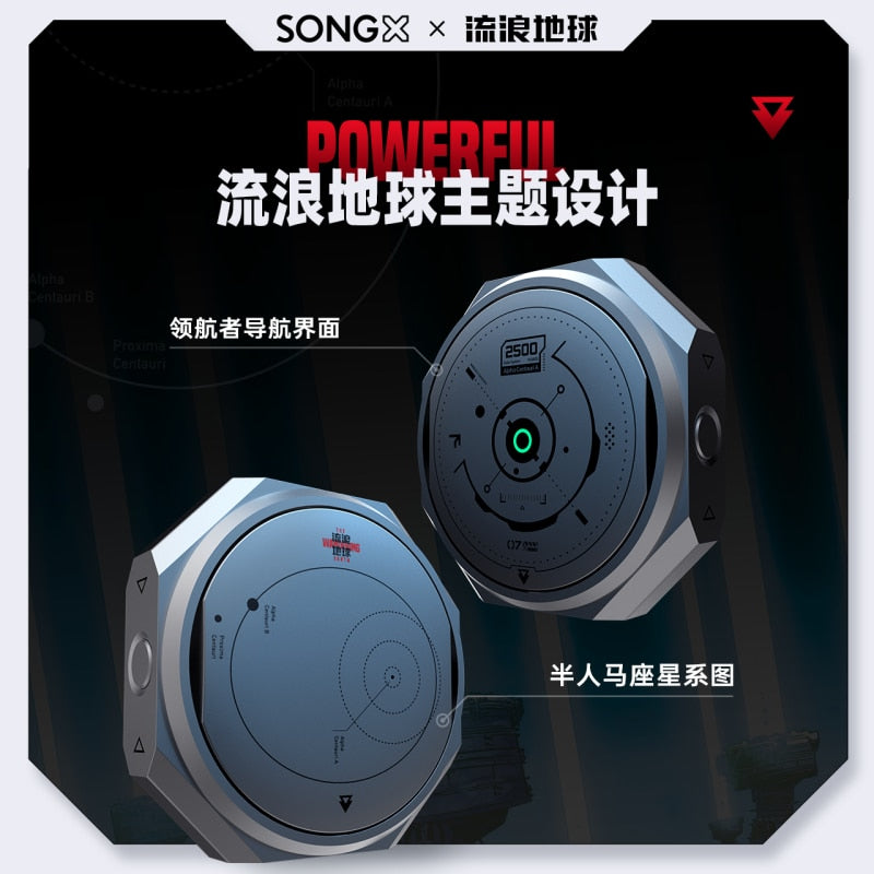 SONGX Wandering Earth Bluetooth 5.3 Earphone Wireless Headset Noise Reduce High Quality For Android & iOS