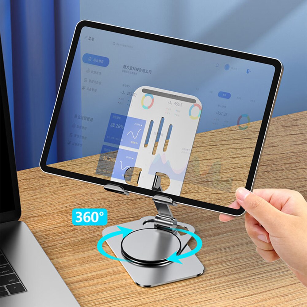 Universal Smartphone Stand Desk Bracket Foldable Adjustable Tablet Phone Desktop Holder Aluminium Alloy Non-slip Accessories