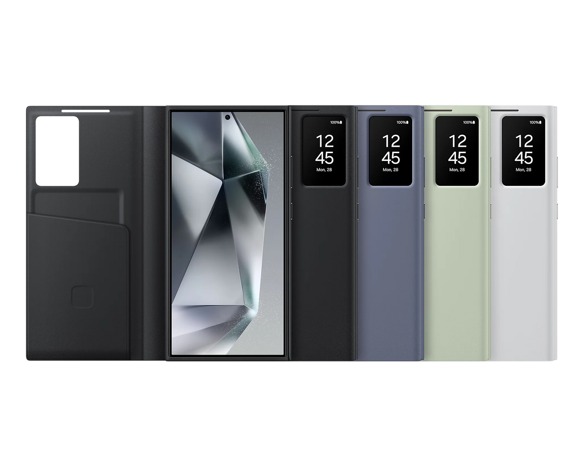 Galaxy S24 Ultra Smart View Wallet Case For Samsung Phone.