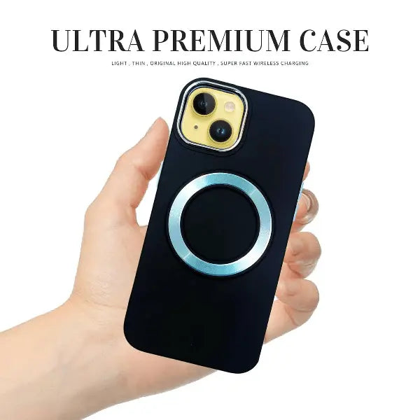 iPhone 14 with Wireless Charging Compatible and Built-in Camera Lens Protection