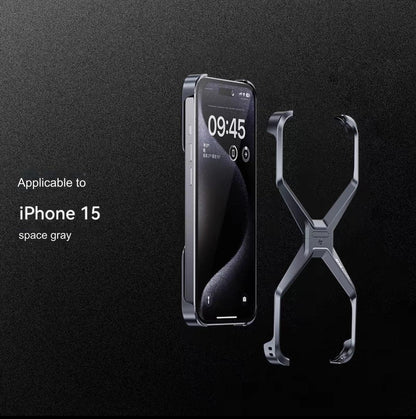 X case, aluminum alloy protective case, new hollow frameless heat dissipation case, high-end, ultra-thin, scratch-resistant