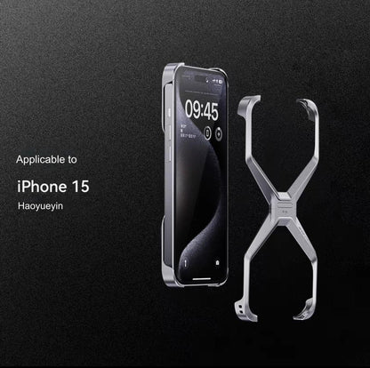 X case, aluminum alloy protective case, new hollow frameless heat dissipation case, high-end, ultra-thin, scratch-resistant