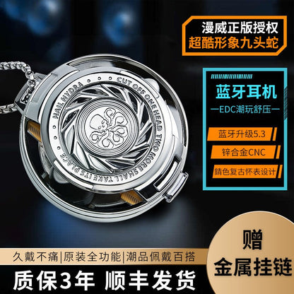 Avengers Bluetooth headset 2023 new wireless noise reduction Marvel original in-ear super long battery life suitable for Apple Huawei
