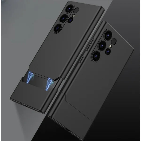 Double Tone Frosted Designed Cover for Galazy S24 Ultra