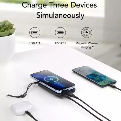 Magnetic 10000mah 15W Wireless Charging Power Bank