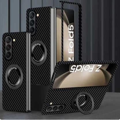 Carbon Fiber Magsafe Ring stand Samsung Galaxy Fold Case