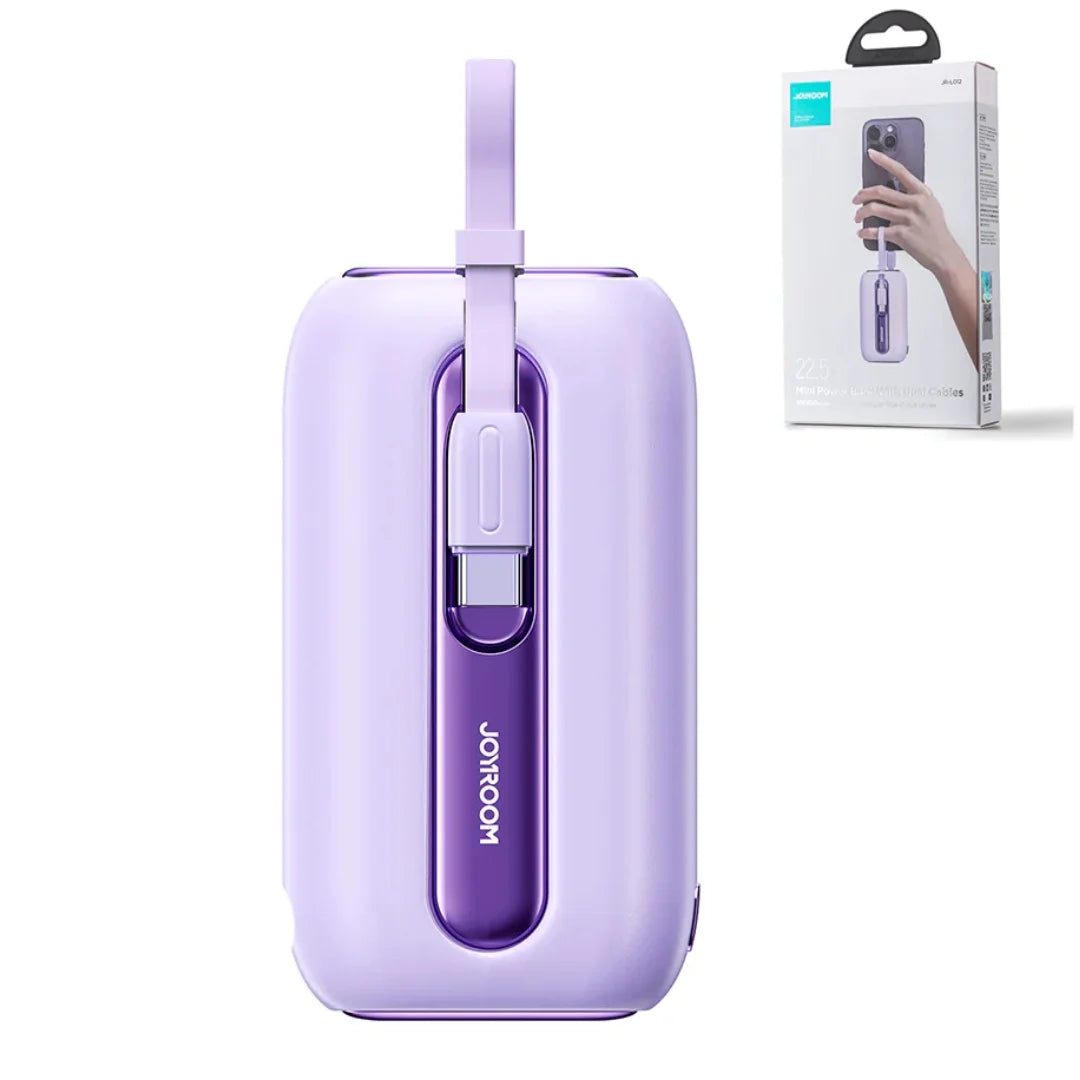 JOYROOM JR-L012 22.5W mini Power Bank 10000mAh with Dual Cables