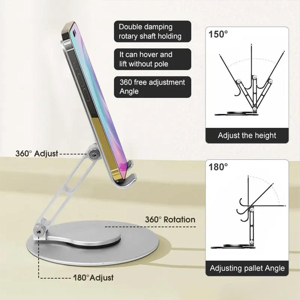 PivotPro Elite Phone and Tablet Stand (Grey)