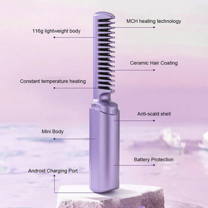 2 in 1 Wireless Hair Styling Comb