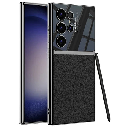 Premium Leather Electroplating Case - Samsung S24 Ultra.