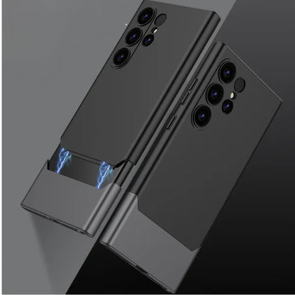 Double Tone Frosted Designed Cover for Galazy S24 Ultra