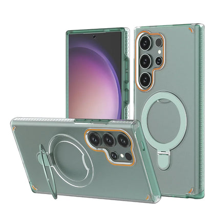 Colorful Magnetic bracket Magsafe kickstand S24Ultra Case