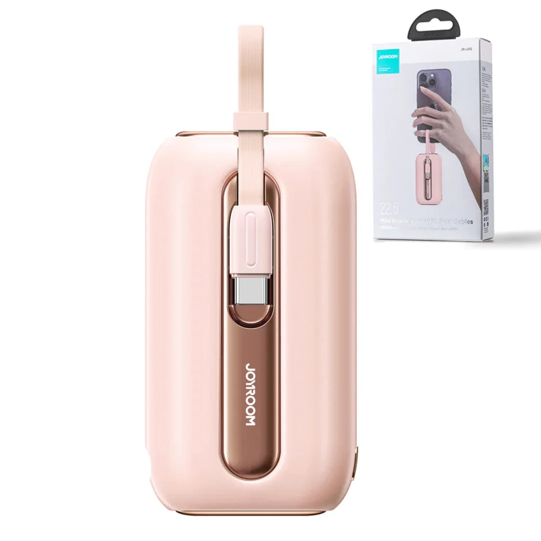 JOYROOM JR-L012 22.5W mini Power Bank 10000mAh with Dual Cables