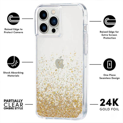 Twinkle Ombre - Case for iPhone (Gold)