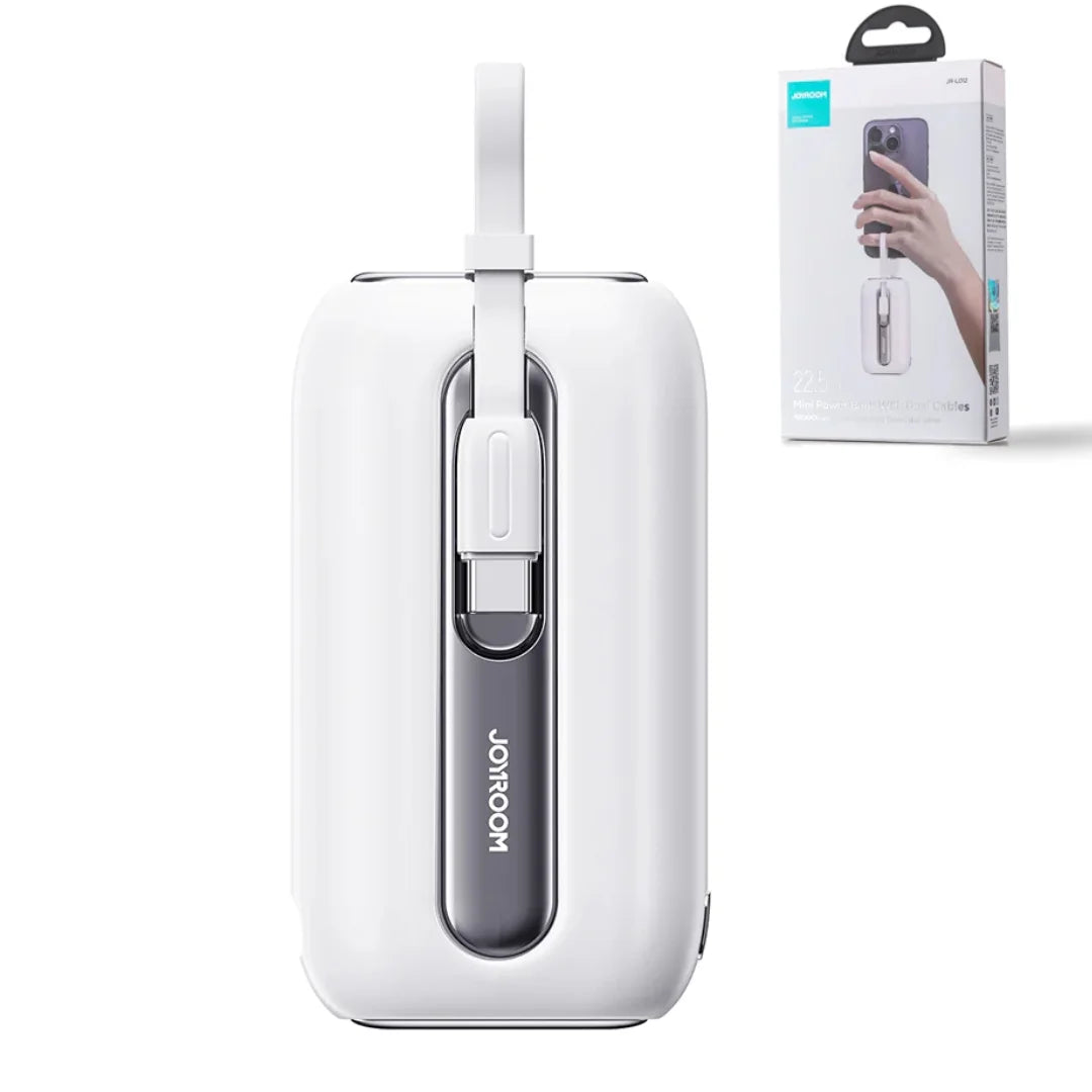 JOYROOM JR-L012 22.5W mini Power Bank 10000mAh with Dual Cables