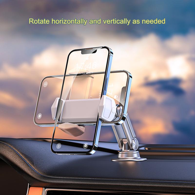 Car Mobile Phone Holder, Car-specific Universal Magnetic Folding Navigation Support Frame, Adhesive Fixed Anti-shake