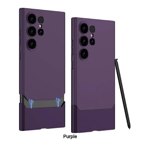 Double Tone Frosted Designed Cover for Galazy S24 Ultra