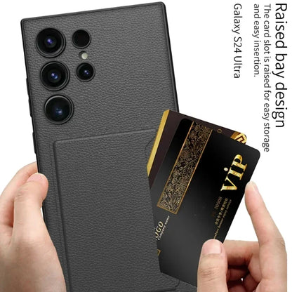 Plain Pickup Card Holder Magnetic Bracket for Galaxy S24 Ultra