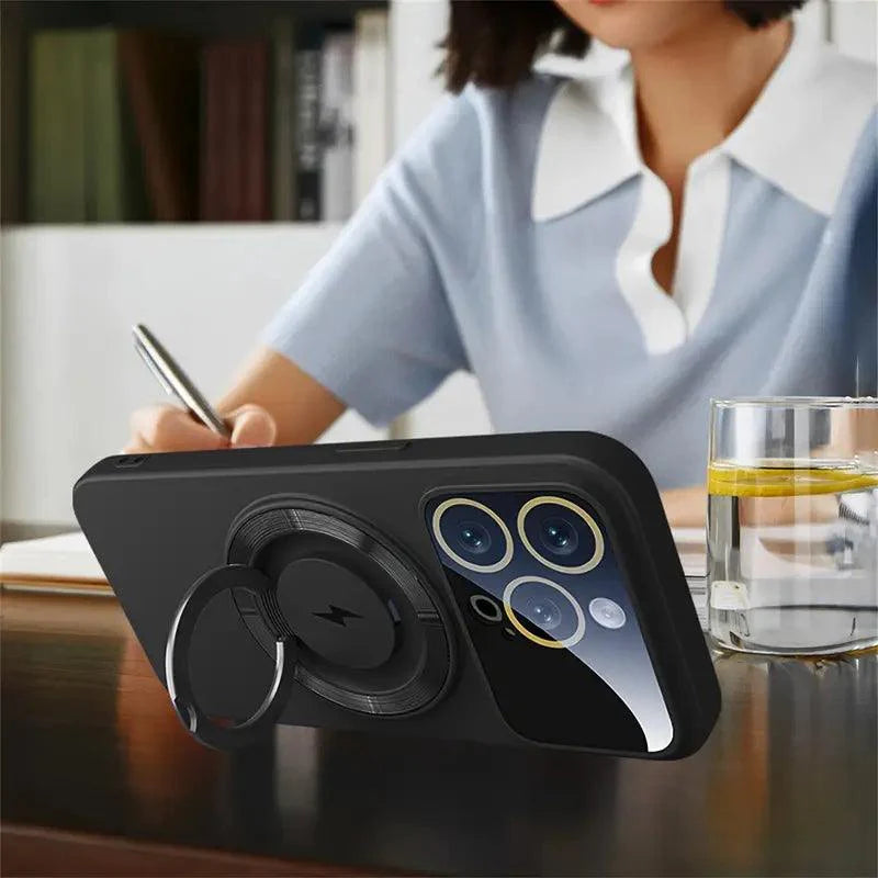 Silicone | Magnetic Holder Cover | iPhone Case