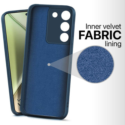 Ultra Soft Rubberised Back Cover for Vivo Y200 5G