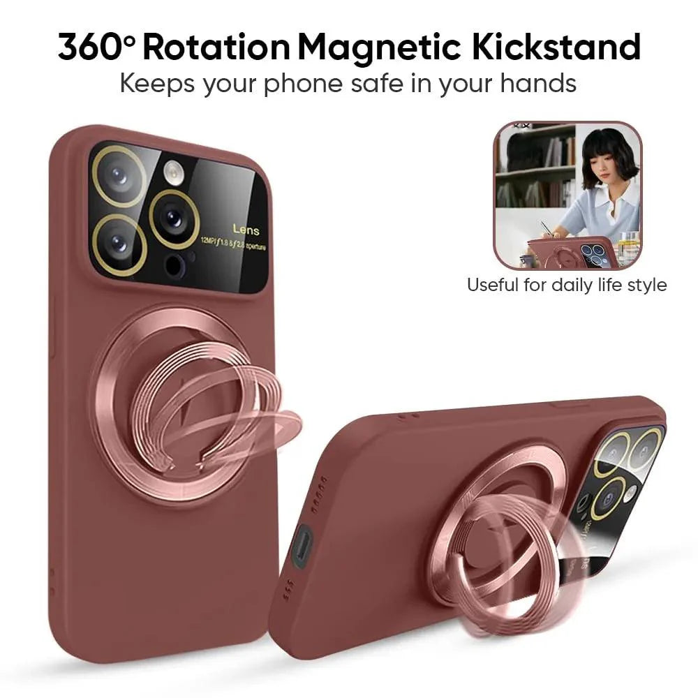 Silicone | Magnetic Holder Cover | iPhone Case