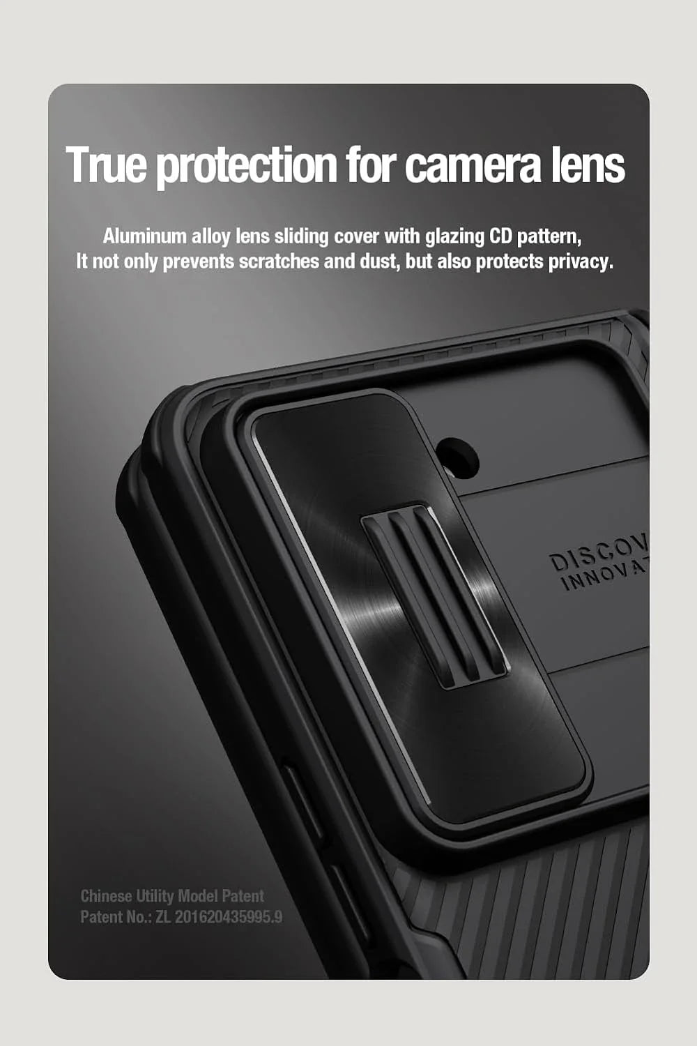 Nillkin CamShield Pro case for Z Fold with S Pen holder, camera cover, hinge protection, and kickstand.