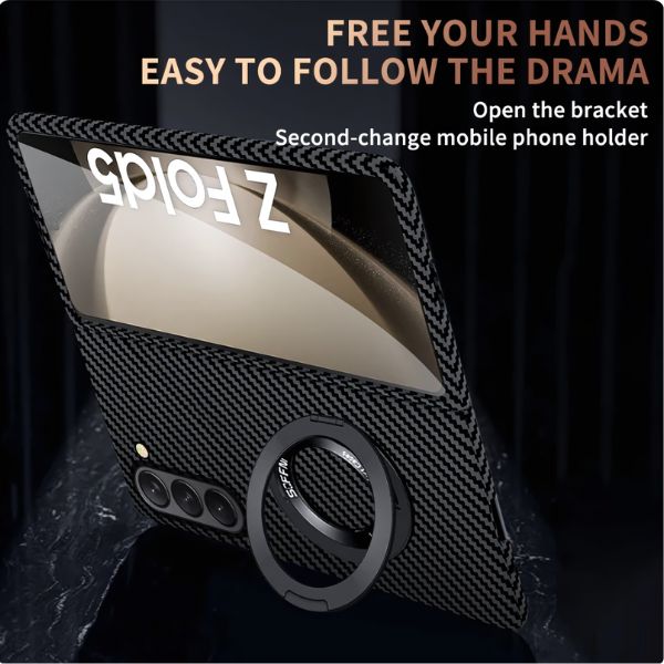 Carbon Fiber Magsafe Ring stand Samsung Galaxy Fold Case