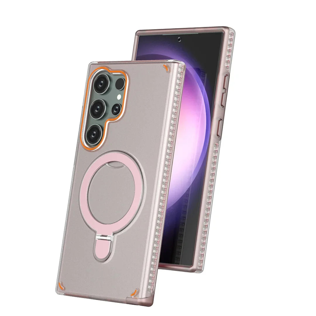 Colorful Magnetic bracket Magsafe kickstand S24Ultra Case