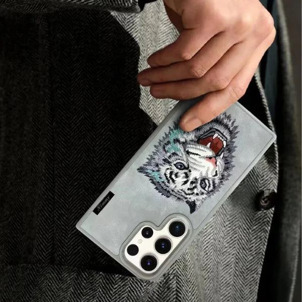 Original Nimmy 3D Samsung S24 Ultra Back Cover & Case - Wolf, Gorilla, Tiger, Panda, And Bear Variants