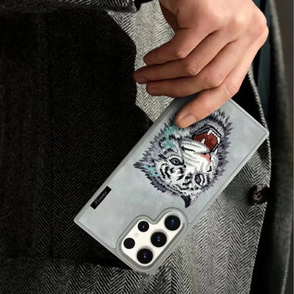 Original Nimmy 3D Samsung S24 Ultra Back Cover & Case - Wolf, Gorilla, Tiger, Panda, And Bear Variants