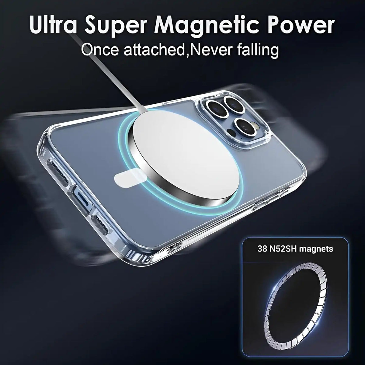 Crystal Clear Ultra Hybrid iPhone Case (Never Yellow Guaranteed).
