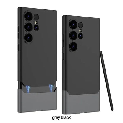 Double Tone Frosted Designed Cover for Galazy S24 Ultra