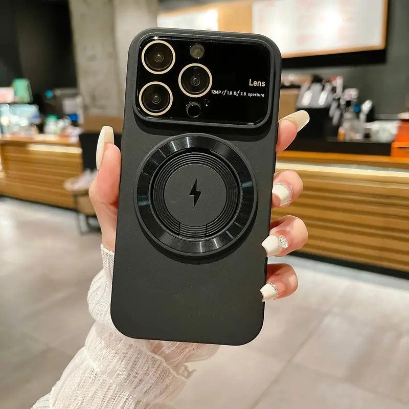 Silicone | Magnetic Holder Cover | iPhone Case