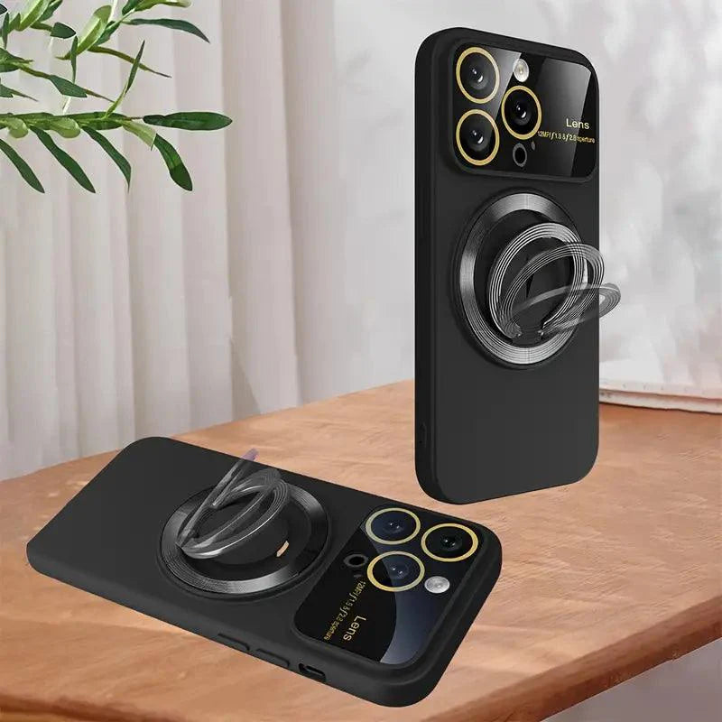 Silicone | Magnetic Holder Cover | iPhone Case