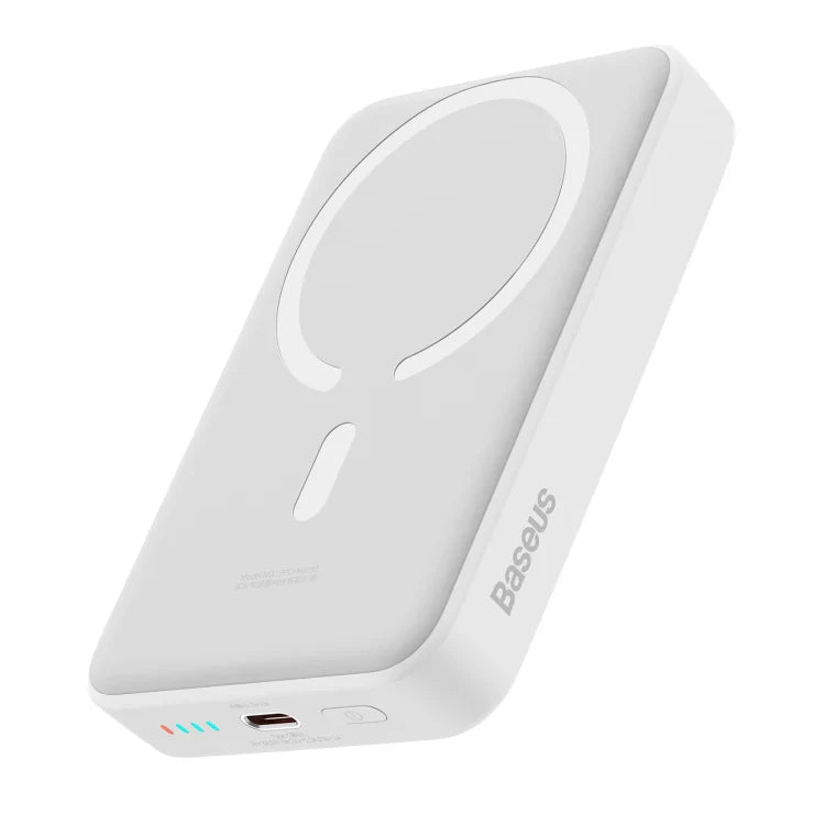 Baseus 10000mAh 20W Magnetic Wireless Super Fast Charging Power Bank(White)