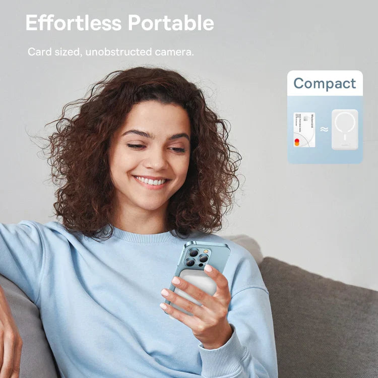 Baseus 10000mAh 20W Magnetic Wireless Super Fast Charging Power Bank(White)