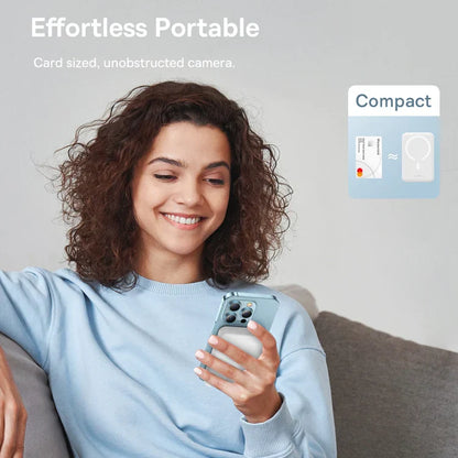 Baseus 10000mAh 20W Magnetic Wireless Super Fast Charging Power Bank(White)