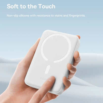 Baseus 10000mAh 20W Magnetic Wireless Super Fast Charging Power Bank(White)