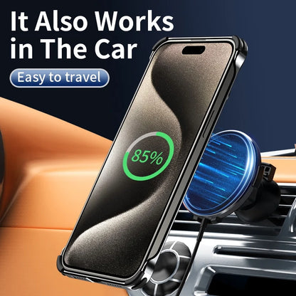 Natural Titanium Metal With Cooling Capacity Case For iPhone.
