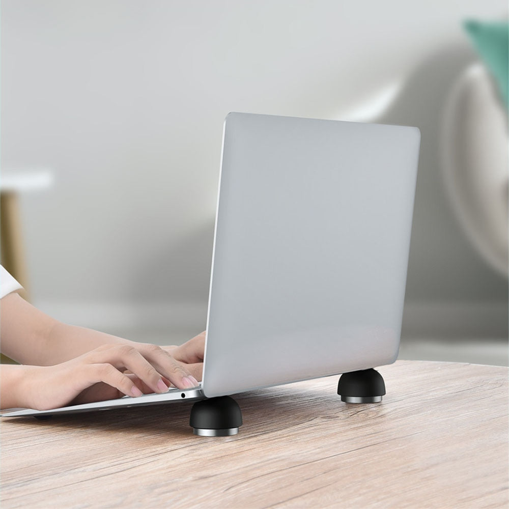 Laptop Cooling Stand Ergonomic Mushroom Laptop Holder Mini Cooler Ball Portable Magnetic Laptop Tablet  Stand Notebook Access