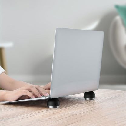 Laptop Cooling Stand Ergonomic Mushroom Laptop Holder Mini Cooler Ball Portable Magnetic Laptop Tablet  Stand Notebook Access