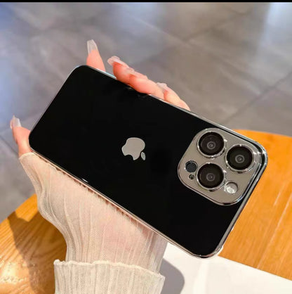 Titanium Glass Case For iPhone
