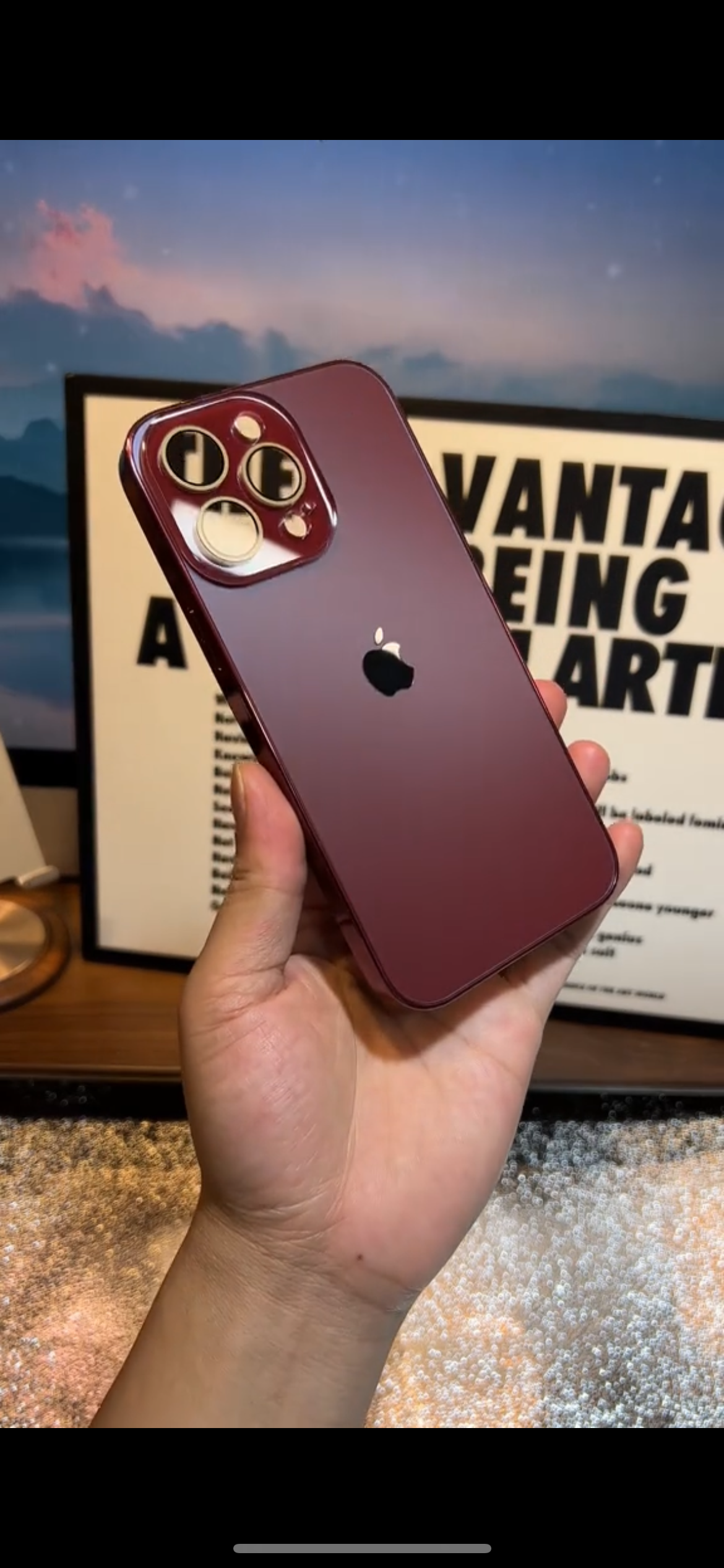Titanium Glass Case For iPhone
